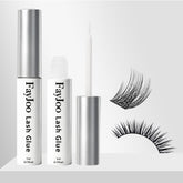 FayJoo Strong Hold lash glue bottle with compact packaging and clear-drying formula.