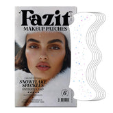 Parche Fazit brillo copos-nieve para un acabado luminoso y suave.
