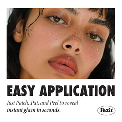 Purpurina Fazit para maquillaje facial, ideal para fiestas.