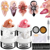 Gel builder Fcozpjk en colores: kit completo para uñas resistentes
