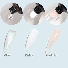 Gel extensión uñas rosa para puntas elegantes en casa