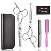 Fcysy kids hair scissors with round tips for safe home haircuts.