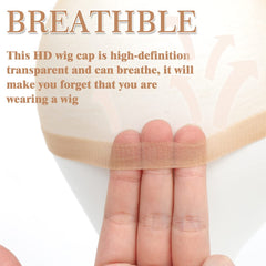 FDBJulyy elastic nylon wig cap offers comfortable fit for various head sizes