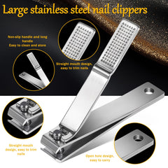 FdcZeyxior durable stainless steel clipping tool with non-slip grip.