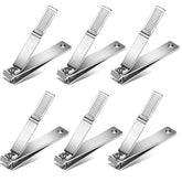 FdcZeyxior 6-piece straight nail clipper set for precise thick-nail cuts.