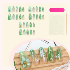 FDSQHSA pearl rhinestone decor adds sparkle for party-ready nails