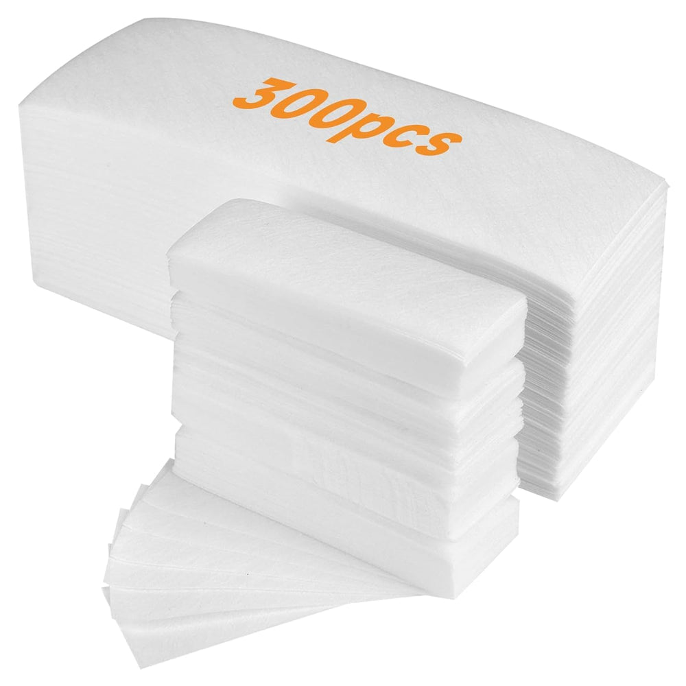 FEBABACI large wax strips pack for body waxing, gentle and lint-free.
