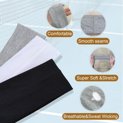 Banda elástica Fecawd para cabello absorbe sudor y evita resbalones
