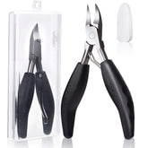 Feiccier heavy-duty ingrown toenail clippers in a hygienic case for travel.