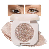 FeiCuiYun Glitter Shimmer Eyeshadow Palette swatches highlight rich iridescent tones for versatile day-to-night looks.