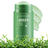 FeiCuiYun Green Tea Clay Mask Stick being applied for deep cleansing