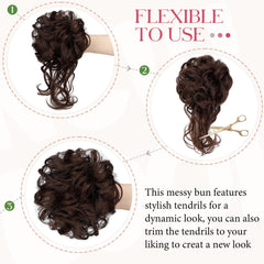 FeidyLong wavy texture captures light for a refined look.