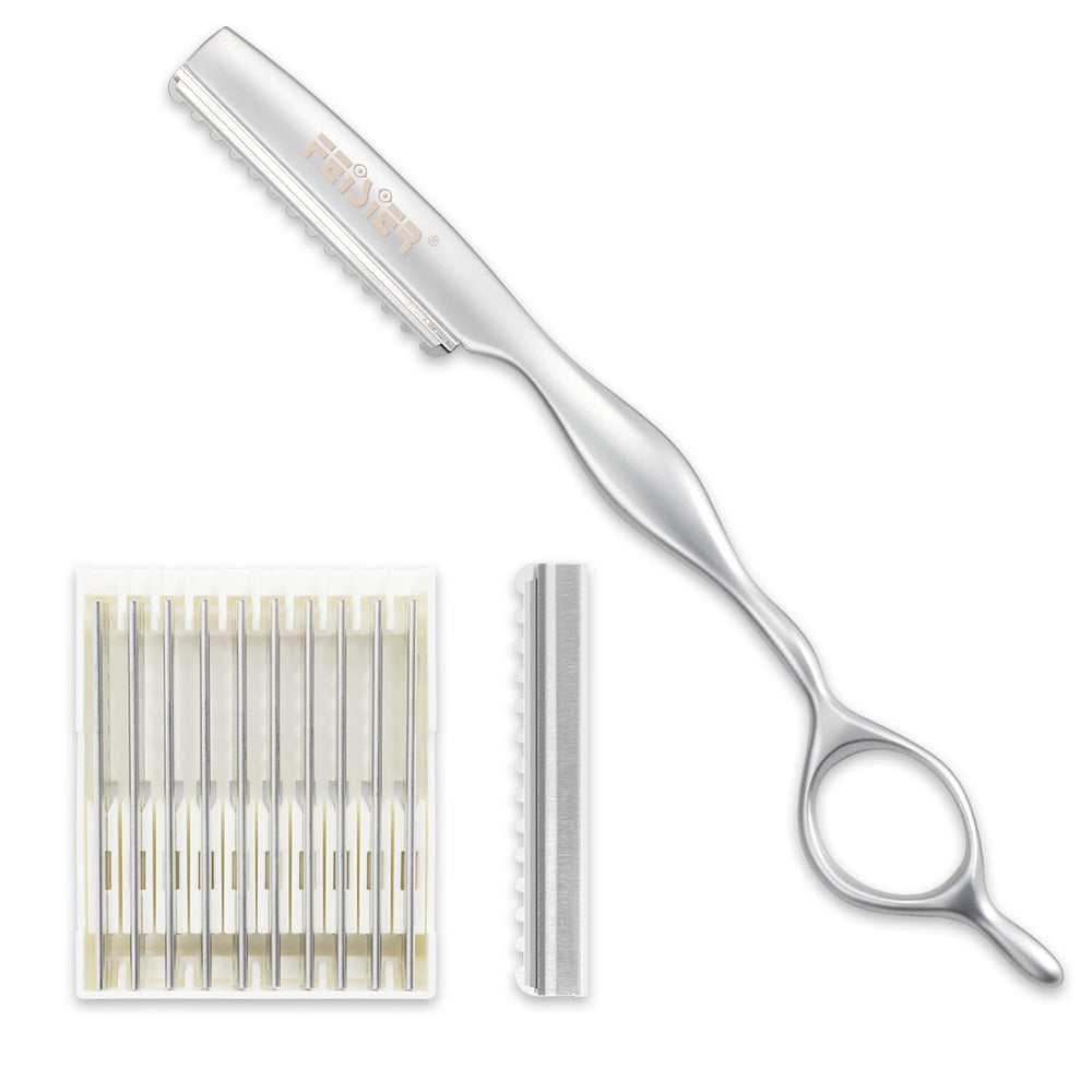 FEISIER stainless steel thinning razor pack for durable salon use