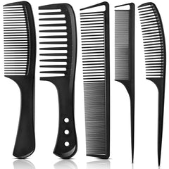 Fekayer 5PCS hair comb set wide-tooth for smooth detangling across all hair types