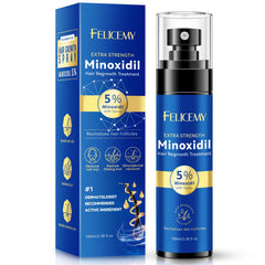 Felicemy Minoxidil frasco de aplicación para distribución uniforme del producto.