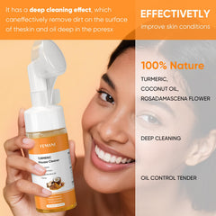 Femani Glow Wash Packaging Box signals premium turmeric skincare