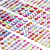 Gemas adhesivas FEMBW redondas para uñas brillantes y fáciles de aplicar