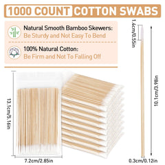 Fenshine packaged cotton swabs in ten bags for easy daily use.