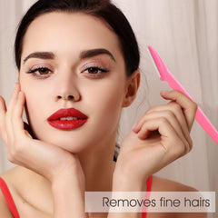 FEPITO eyebrow razor exfoliating action gently removes excess hair and refreshes skin.