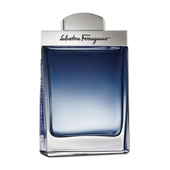 Ferragamo Subtil Pour Homme bottle with upward twist signaling refined, modern elegance.
