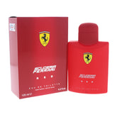 Ferrari Scuderia Red EDT bottle front view, ideal for daily wear and confident daytime presence.