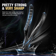 FERYES angled-head nail clipper improves visibility during trimming for accurate cuts.