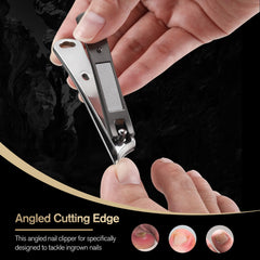 FERYES nail clipper with ergonomic grip for easy handling