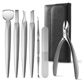 FERYES pedicure knife with wide-curved blade for precise ingrown toenail care.
