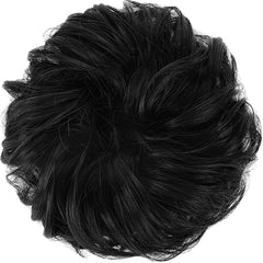 FESHFEN wavy synthetic chignon blends naturally with soft texture.