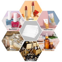 FFowcye durable clear acrylic stand adds sturdy, shatterproof storage for cosmetics.