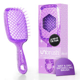 FHI Heat UNbrush with DuoFlex bristles for gentle detangling.