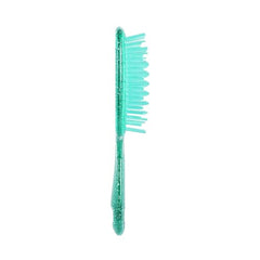FHI Heat UNbrush DuoFlex bristles release tangles gently across all hair types.
