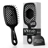 FHI Heat UNbrush close-up with DuoFlex bristles showing gentler detangling.
