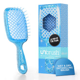 FHI Heat UNbrush front view in sapphire blue for gentle detangling