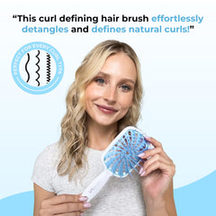 FHI Heat UNbrush Plus anti-static bristles reduce static during detangling sessions
