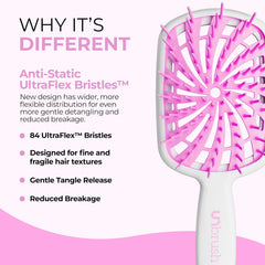 FHI Heat UNbrush Plus vented cushion speeds blow-drying for quicker styling.