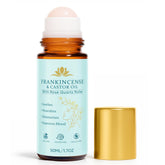 Fibosara roll-on bottle with rose quartz for on the go hydration