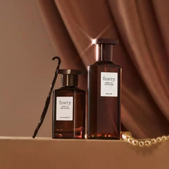 Fine'ry Vanilla Gourmand mini mist applied to wrists for everyday fragrance longevity.