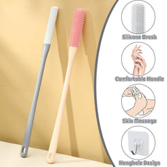 Fingertip WD toe brush replacement heads shown for thorough toe gap cleaning.