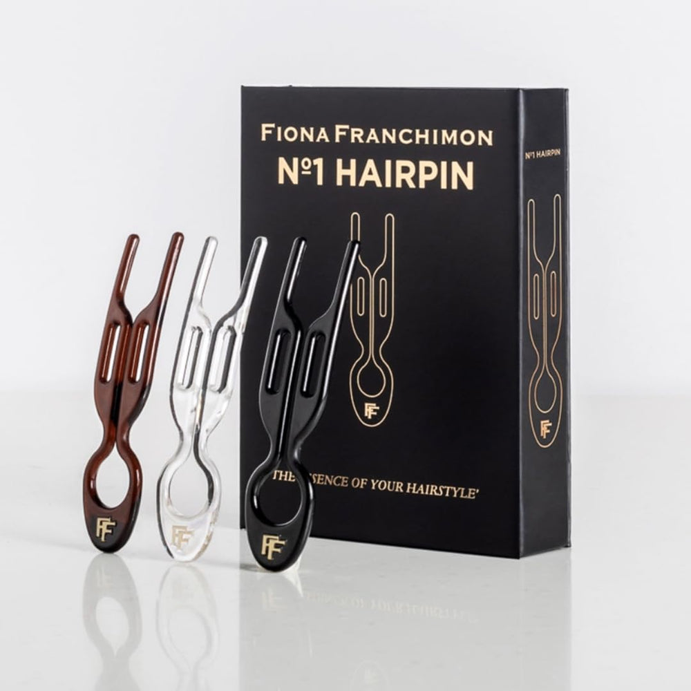 Fiona Franchimon No1 Hairpin creates an elegant updo with all-day hold.