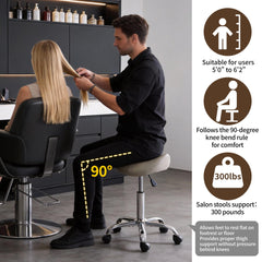 FIRAVOE ergonomic saddle shape promotes good posture and reduces strain.
