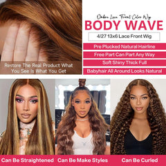 Fironiix pre-plucked baby-hair lace-front wig with natural hairline for easy styling.