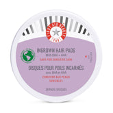 First Aid Beauty ingrown hair pads on the face for smoother post-shave skin