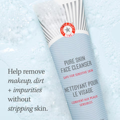 Creamy foam texture of First Aid Beauty cleanser for gentle cleansing