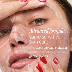 First Aid Beauty colloidal oatmeal ingredient emphasis soothing during cleansing