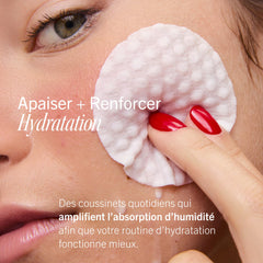 First Aid Beauty pillow pad with colloidal oatmeal for gentle cleansing