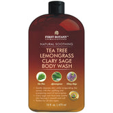 First Botany Jabon Cuerpo Tea Tree - botella, aroma vigorizante para piel limpia