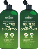 First Botany Tea Tree Mint Shampoo bottle for a refreshing scalp cleanse