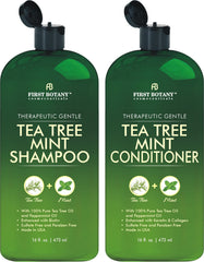 First Botany Tea Tree Mint Shampoo bottle for a refreshing scalp cleanse