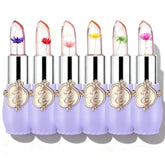 Barra de labios firstfly gelatina floral con cambio de color y hidratación suave